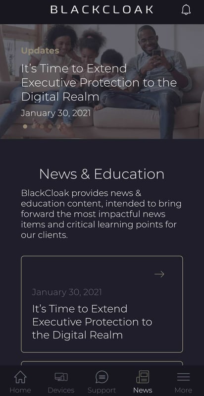 BlackCloak-MobileApp-News
