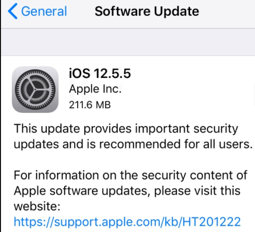 iOS12.5.5